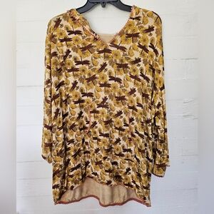 Kate Quinn Floral Patterned Hooded Top